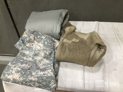 (9) Pairs of Cold Weather Trousers, (39) Cold Weather Jackets & Assorted Items