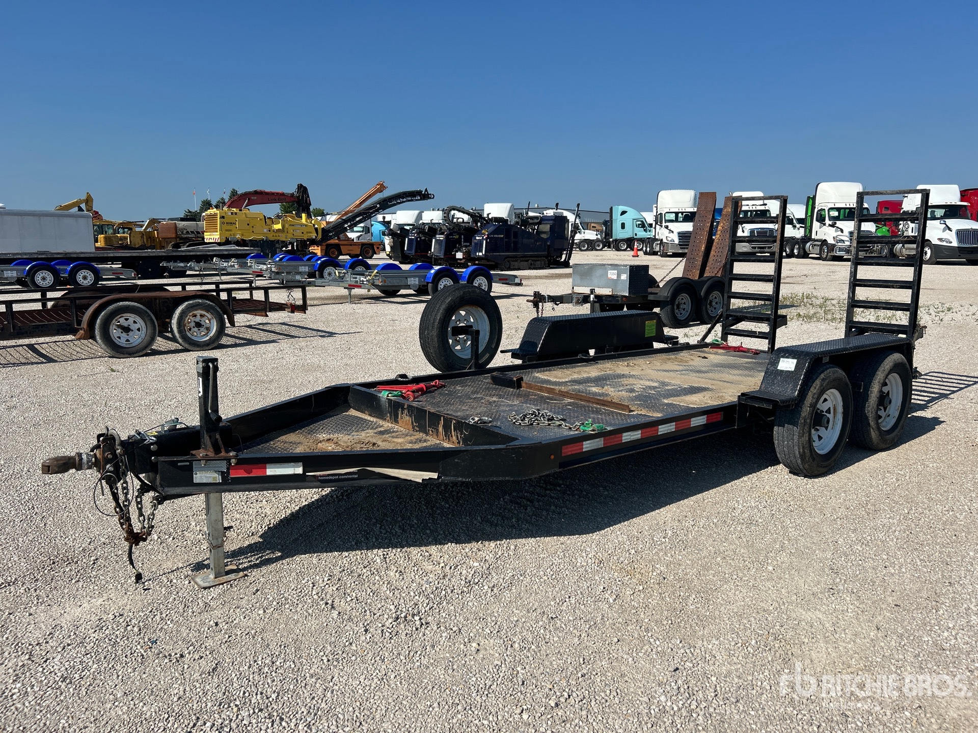 2021 Pratt CP0614 17 ft T/A Equipment Trailer