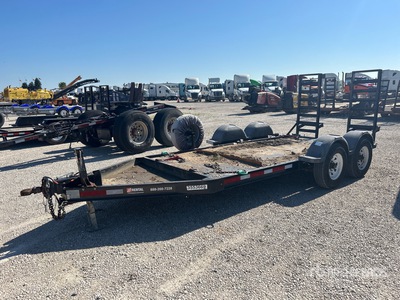 2021 Pratt CP0614 18 ft T/A مقطورة معدات