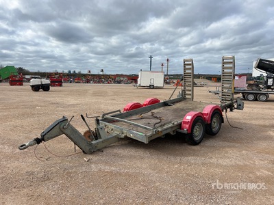 2016 Hubiere H212L14CF Remorque 2 Essieux T/A Equipment Trailer