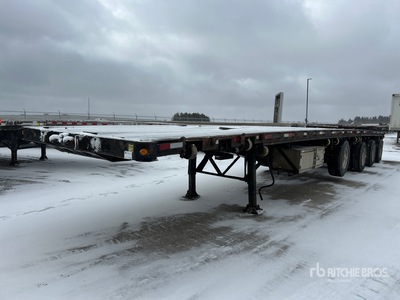 2010 Manac 48 ft Quad/A Pritsche Anhänger