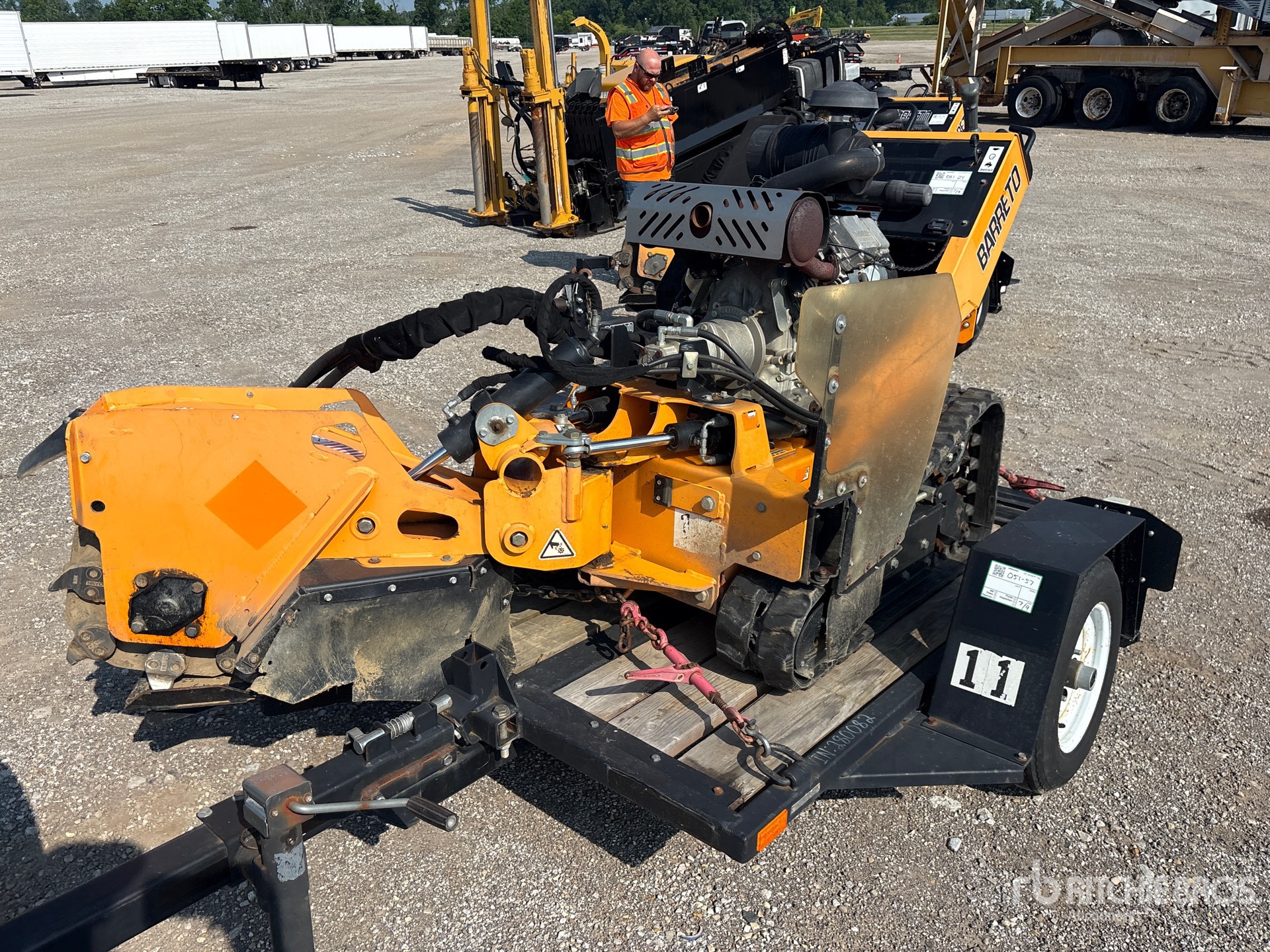 2021 Barreto E30SGB Tracked Stump Grinder