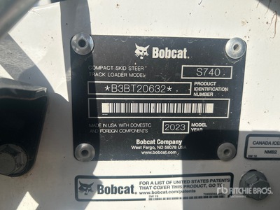 2023 Bobcat S740 Skid Steer Loader