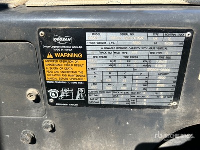 2019 Doosan G25N-7 Forklift