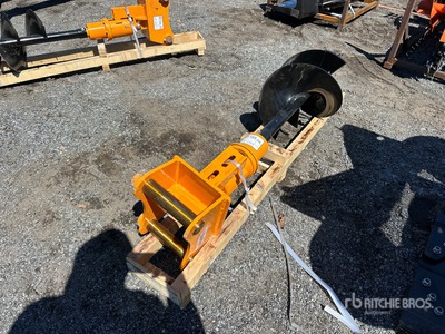 2026 GIYI 34 in Tarière pour excavatrice - Fits Cat 305 (Unused)