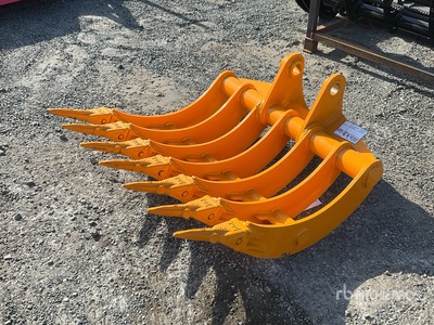 2026 GIYI Excavator Rake - Fits Cat 305 (Unused)