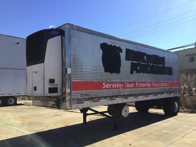 2015 Utility 28 ft x 102 in S/A Refrigerated Trailer