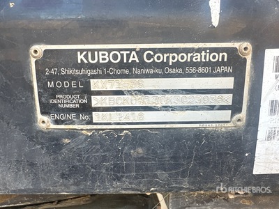 2019 Kubota KX71-3S4R1 Minikoparka