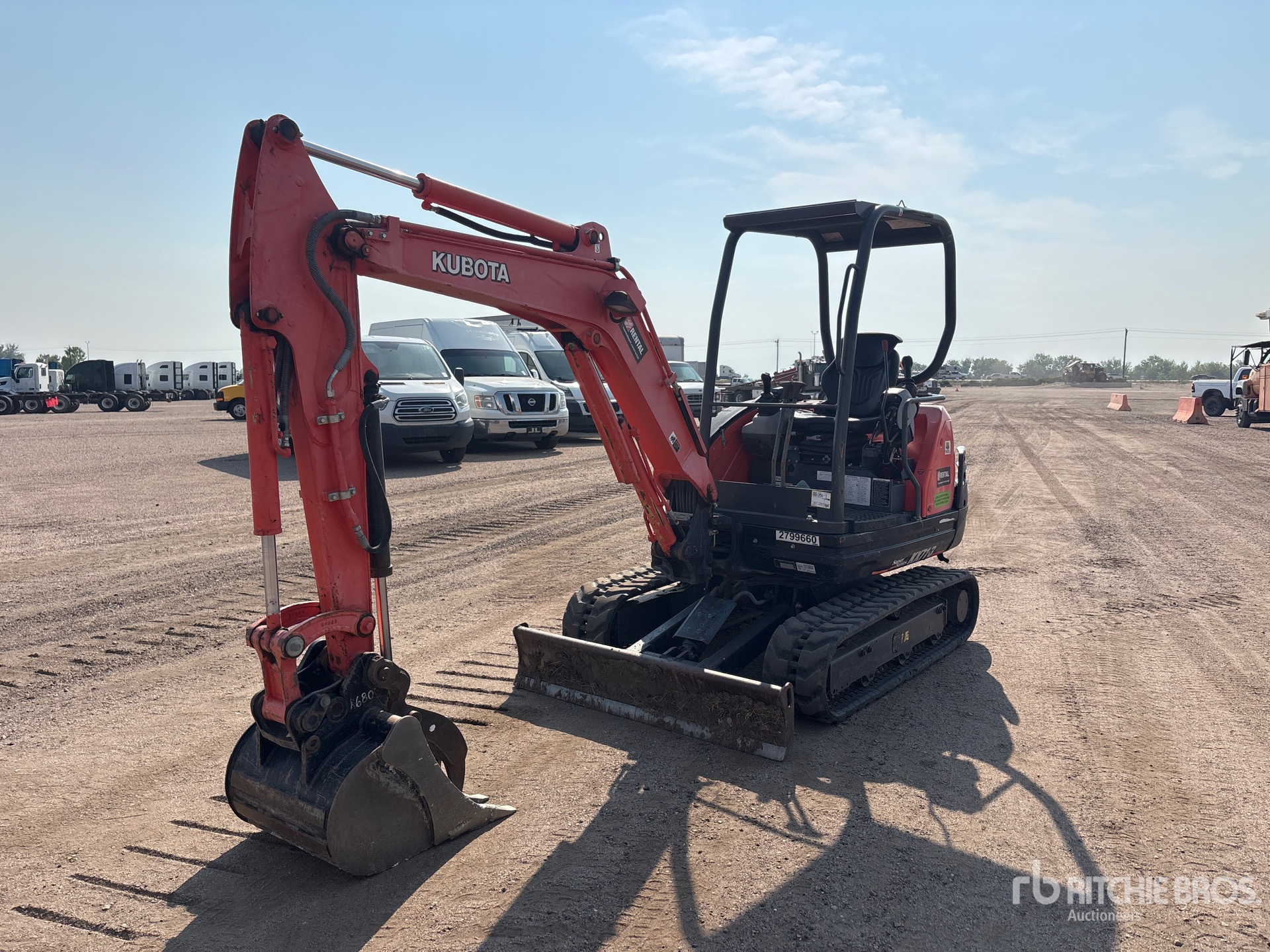 2019 Kubota KX71-3S4R1 Mini Excavator
