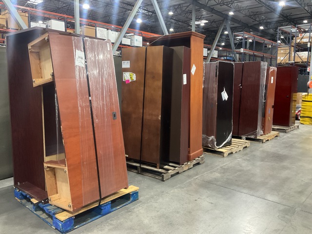 (11) Desks, (5) Bookcases & (3) Assorted Furniture