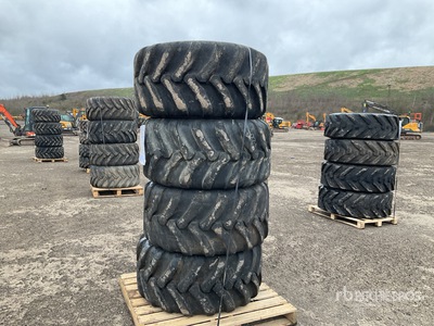 Quantity of (4) 500/60R22.5 Tires