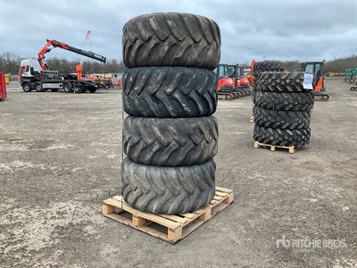 Quantity of (4) 500/60R22.5 Tires