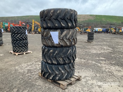 Quantity of (4) 500/60R22.5 Tires