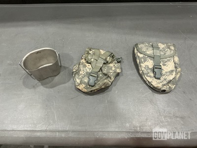 (43) Canteen Pouches, (58) Water Canteen Cups & Assorted Items