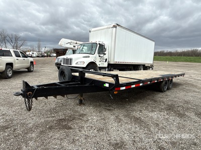 2006 Econoline 24 ft T/A مقطورة سطح السفينة المائلة