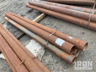 Quantity of (5) Range 1 10' Length, 5" - 5.5" Diameter Drill Casing