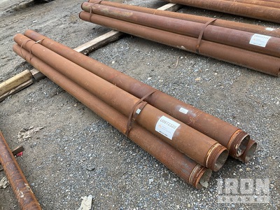 Quantity of (5) Range 1 10' Length, 5" - 5.5" Diameter Drill Casing