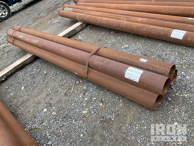 Quantity of (5) Range 1 10' Length, 5" - 5.5" Diameter Drill Casing
