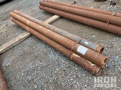 Quantity of (5) Range 1 10' Length, 5" - 5.5" Diameter Drill Casing