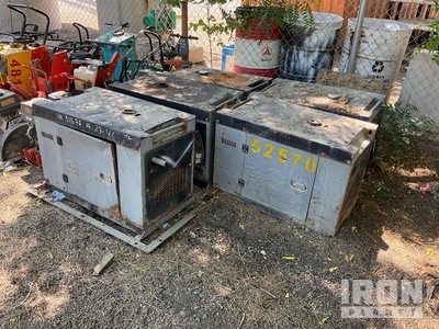 Quantity of (5) Toyama 発電機セット (250-749 kw/310-950 kva) (Inoperable)
