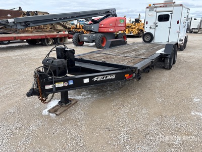 2015 Felling 20 ft T/A Tilt Deck Trailer