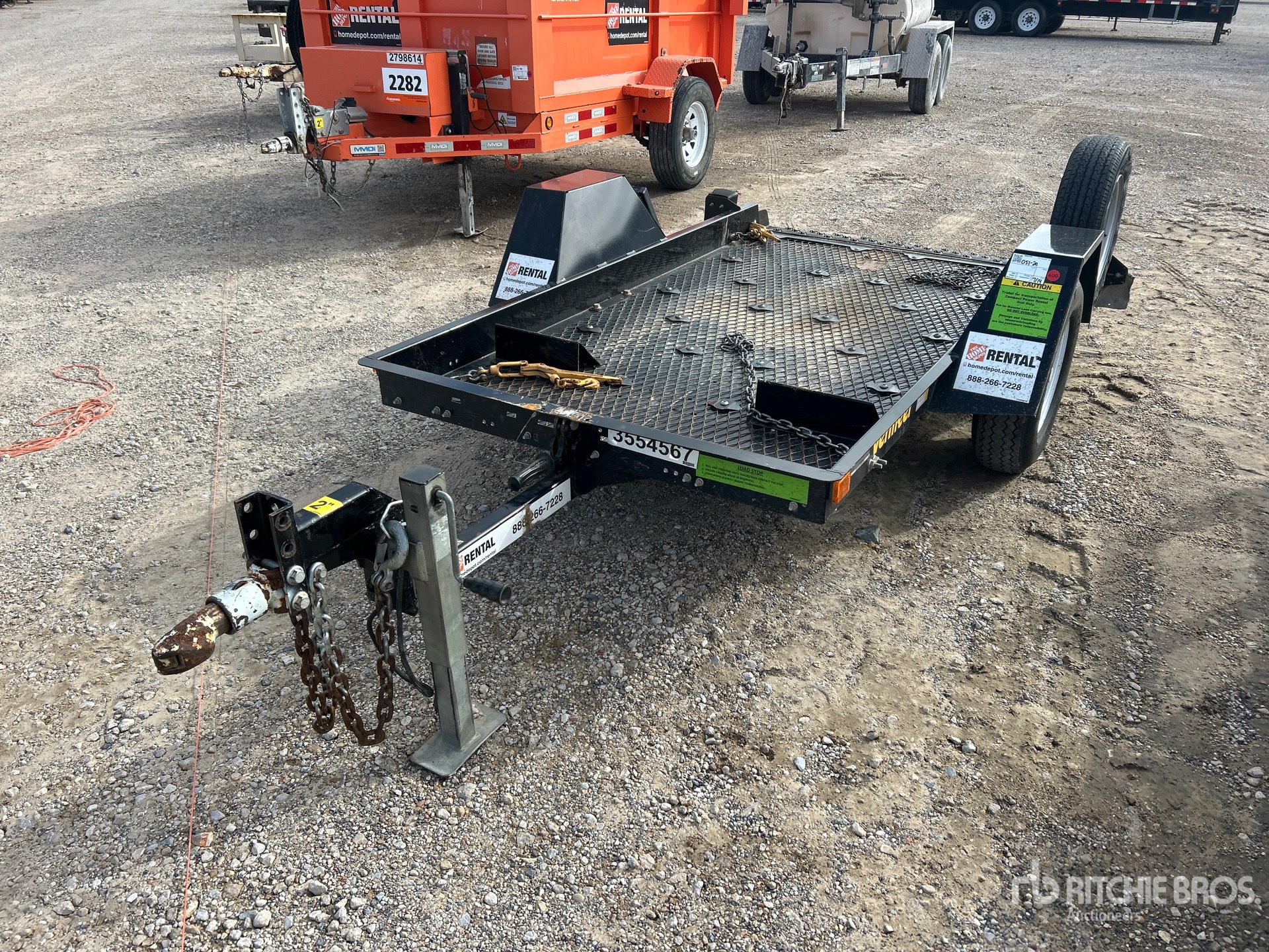 2021 Vermeer TLR33 9 ft S/A Tilt Deck Trailer