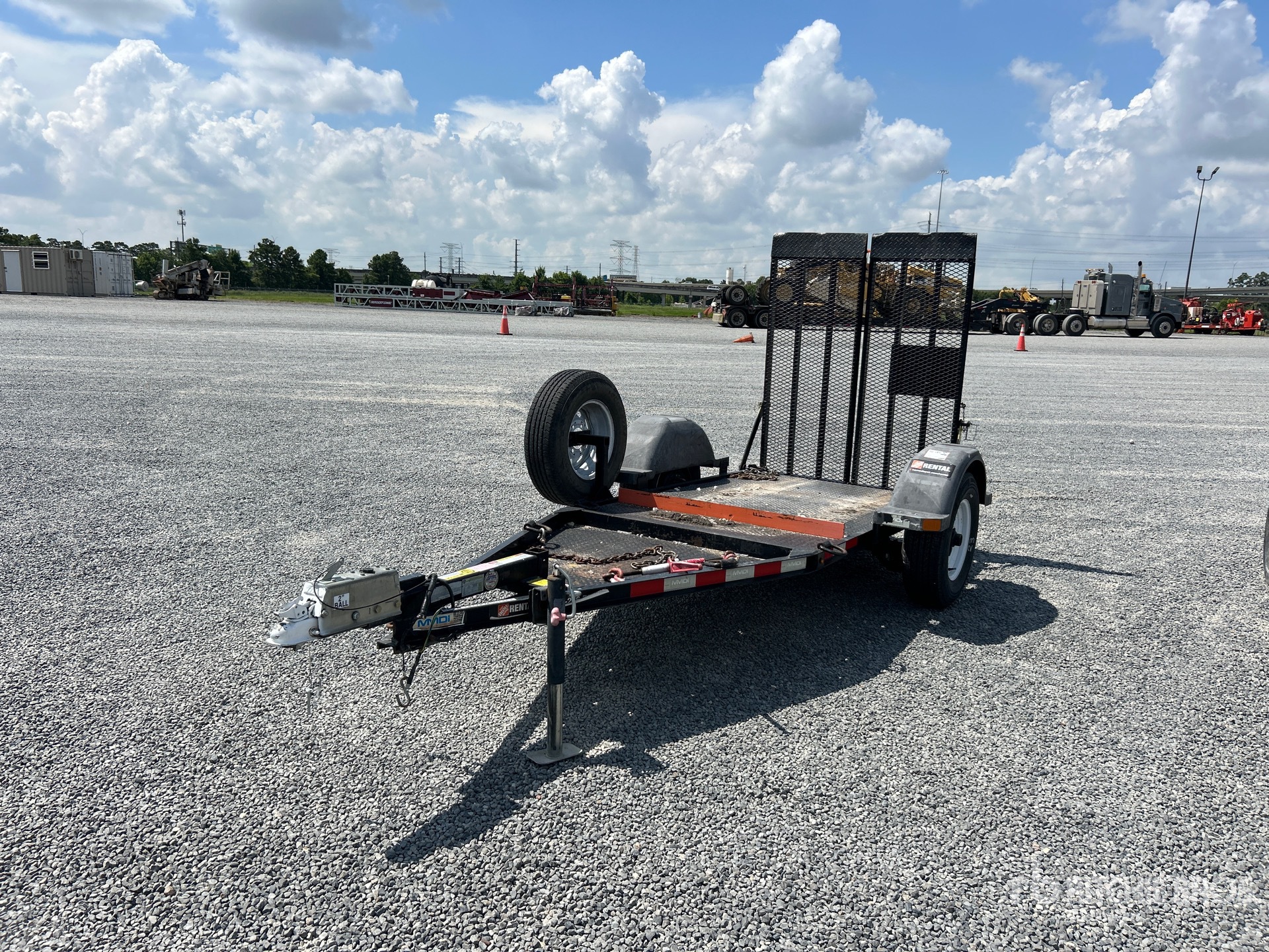 2019 MMDI 7 ft S/A Equipment Trailer