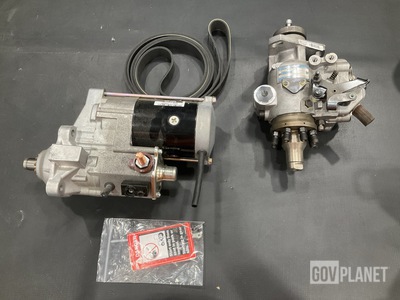 (1) Fuel Pump, (3) V-Belts, (1) Starter & Assorted Items