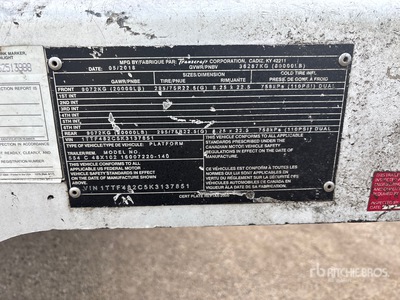 2019 Transcraft 48 ft T/A Flatbed Trailer