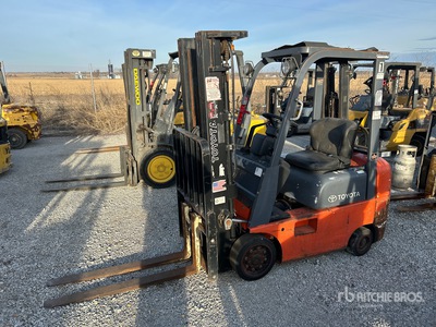 2003 Toyota 7FGCU18 3000 lb Cushion Tire Forklift