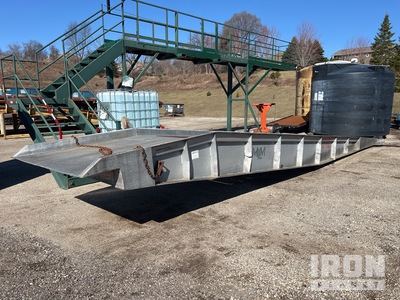 Modern Light Metal AYR-16-70-36 Hydraulic Loading Ramp Varios, tienda, almacen, consumidor
