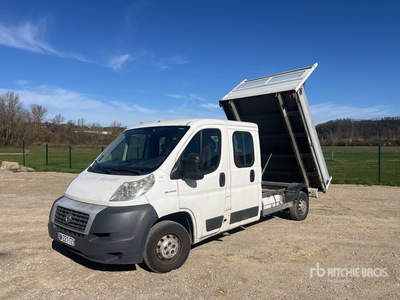2011 Fiat DUCATO 120 Multijet 4x2 Extended Cab Camion Benne 7 places Dump Truck