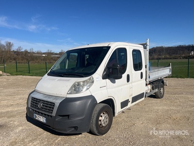 2011 Fiat DUCATO 120 Multijet 4x2 Extended Cab Camion Benne 7 places Tipper Truck