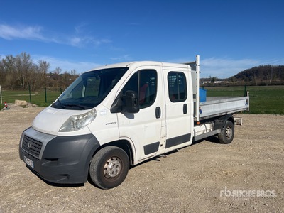2011 Fiat DUCATO 120 Multijet 4x2 Extended Cab Camion Benne 7 places Dump Truck
