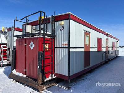 1997 Alta-Fab 56 ft x 12 ft Skid-Mounted Double-Ended Site de puits