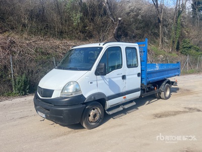 2008 Renault Mascott 130 DXi 4x2 Extended Cab Camion Benne 7 places Tipper Truck (Inoperable)