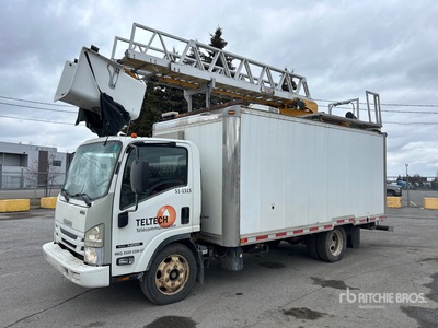 2015 RH RHL37 26 ft on 2015 Isuzu NQR 4x2 Nacelle élévatrice montée sur fourgon