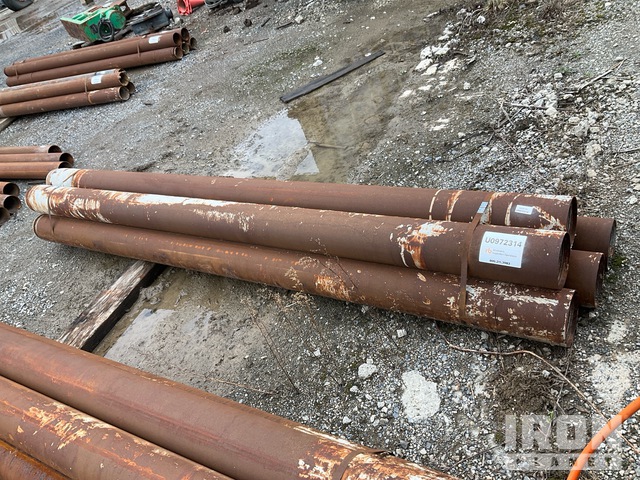 Quantity of (5) Range 1 10 ft Length, 6 1/2 in - 7 in Diameter Drill Casing
