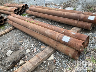 Quantity of (5) Range 1 10' Length, 6,5" - 7" Diameter Drill Casing