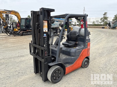 2020 Toyota 8FGCU25 3850 lb Elektryczny wózek widłowy
