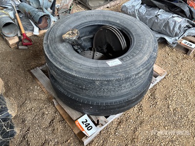 Quantity of (2) 11R22.5 Tires