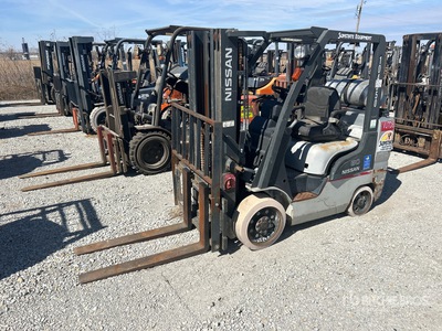 Nissan CFS60LP 5600 lb Cushion Tire Forklift (Inoperable)