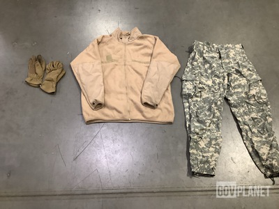 (8) Pairs of Cold Weather Trousers, (1) Pair of Safety Gloves & Assorted Items