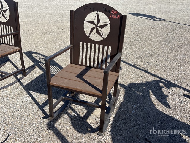 Big Daddy Rockers Decorative Metal Rocking Chair (Unused) | Ritchie ...