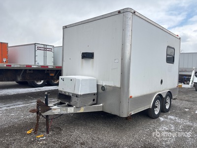 2018 Intech 12 ft T/A Splicing Enclosed Trailer