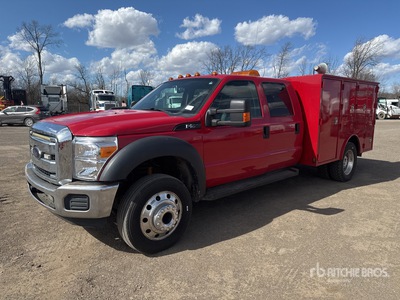 2012 Ford F-550 4x4 Crew Cab Utility Truck