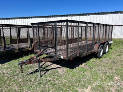1996 CM 16 ft T/A Landscape Trailer