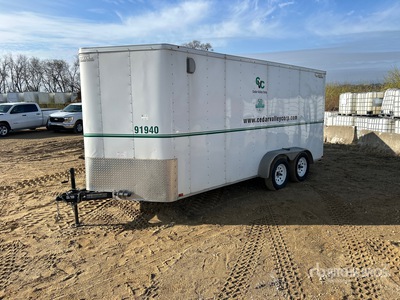 2016 Doolittle 16 ft T/A Enclosed Trailer