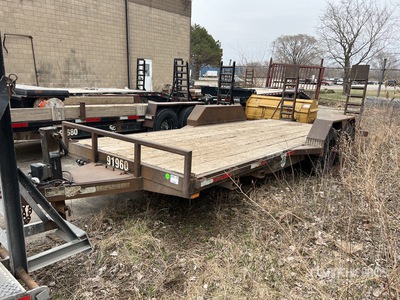 2016 Tournier TM6 21 ft T/A Remolque Portamaquinaria