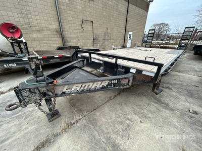 2019 Lamar F8022027 20 ft T/A Remolque Portamaquinaria